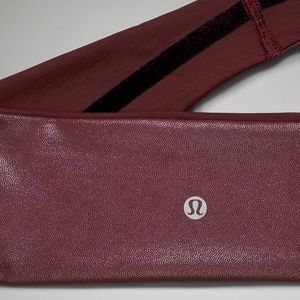 Lululemon Train Headband Foil new with tags